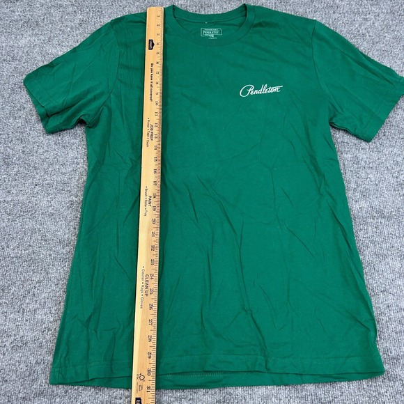 Pendleton T-Shirt Mens Large Green Harding Double Graphic Tee Western Pullover - Picture 3 of 7